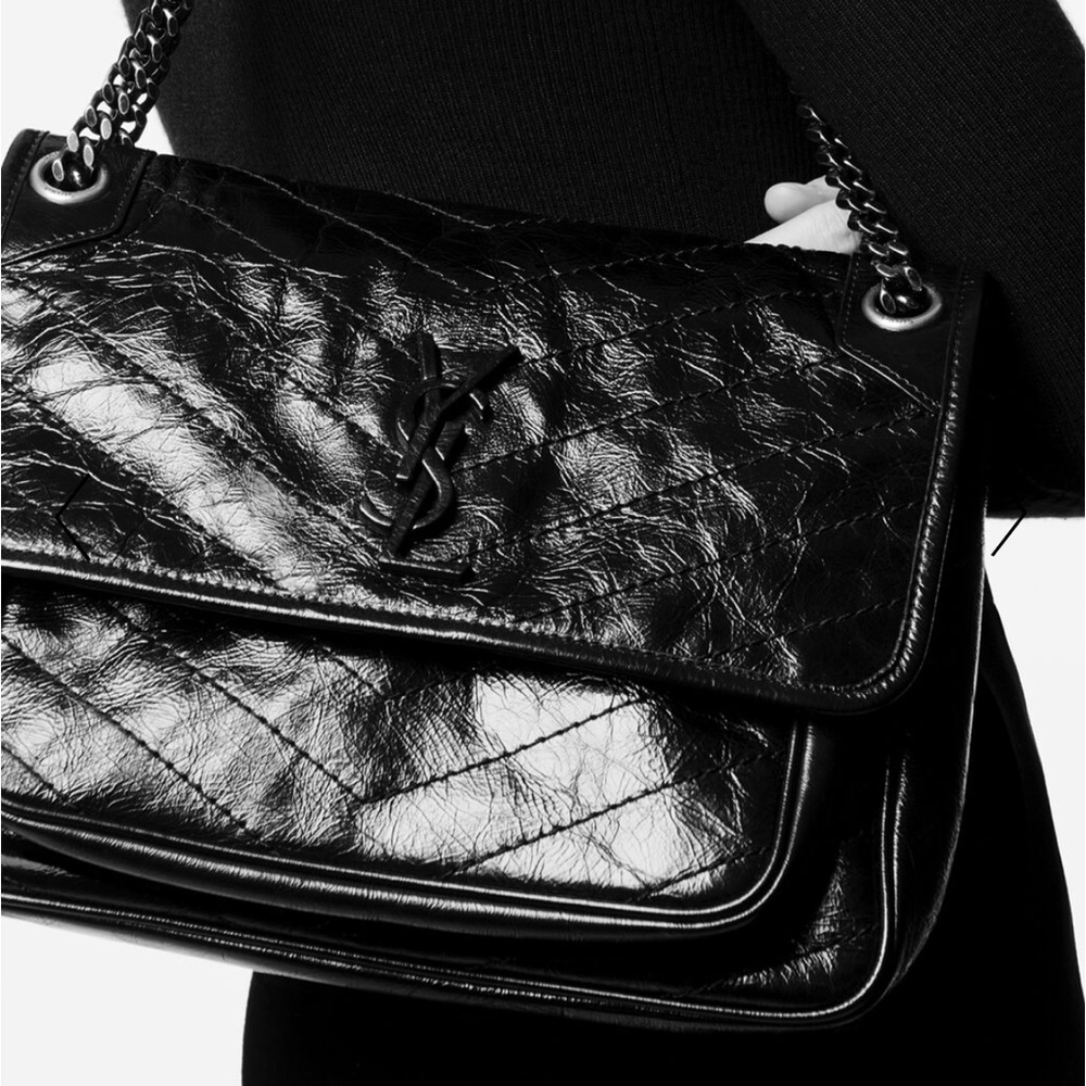 Beautiful Ysl Niki medium bag in vintage leather